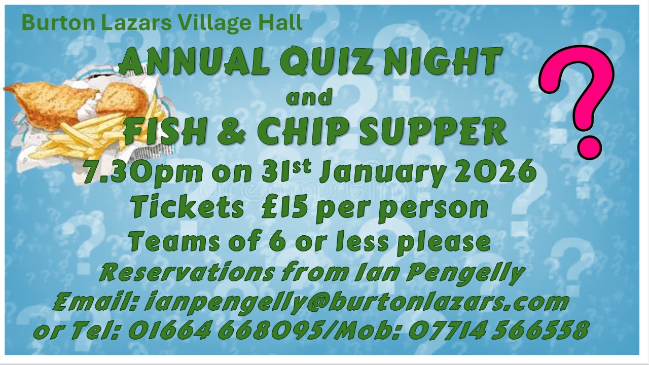 Quiz Night and Fish & Chip Supper