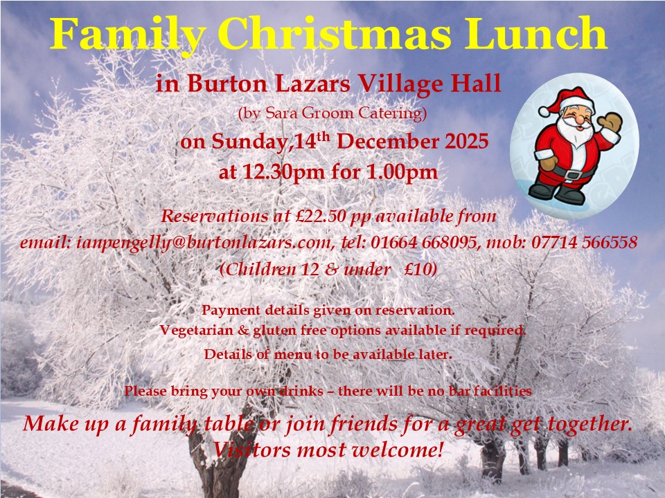 Christmas Lunch Decemberr 2025 landscape