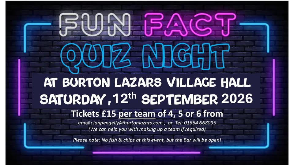 Fun Fact Quiz Night