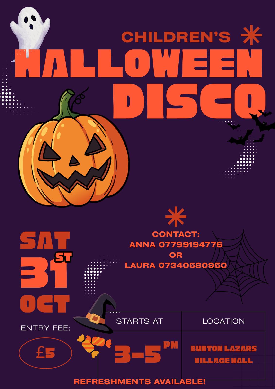 Halloween Children’s Disco